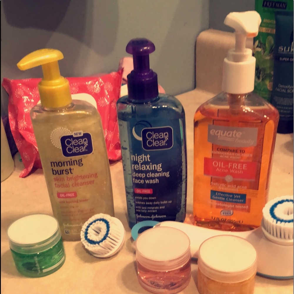 Face wash mask etc